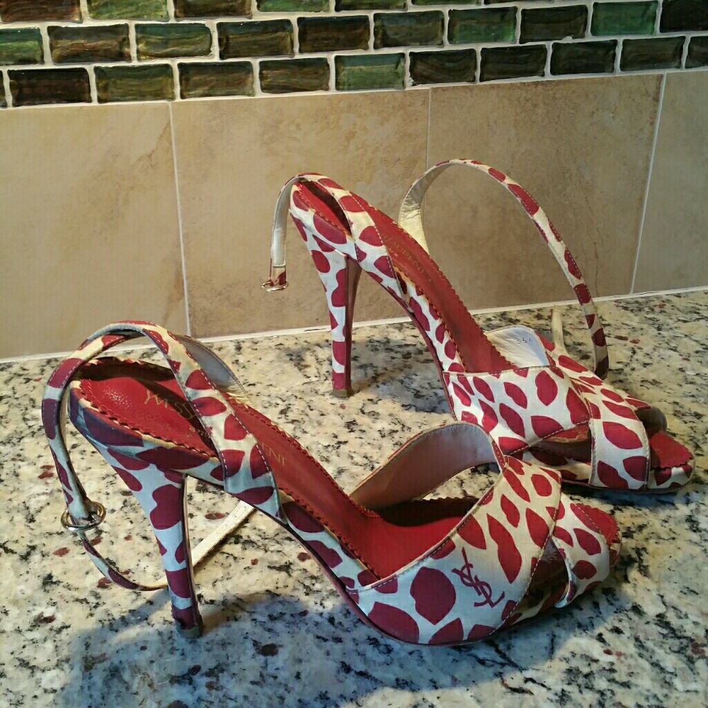 YSL Sandels Pre Owned